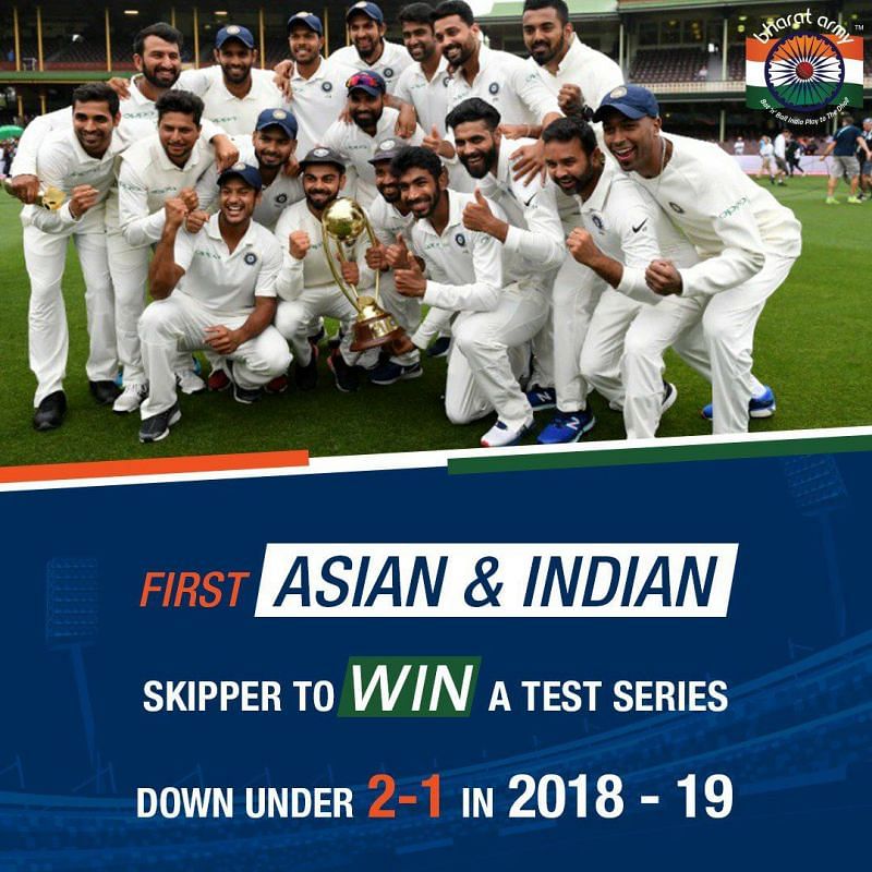 But, on 7th January 2019, Virat Kohli and his men finally breached the Australian barrier.